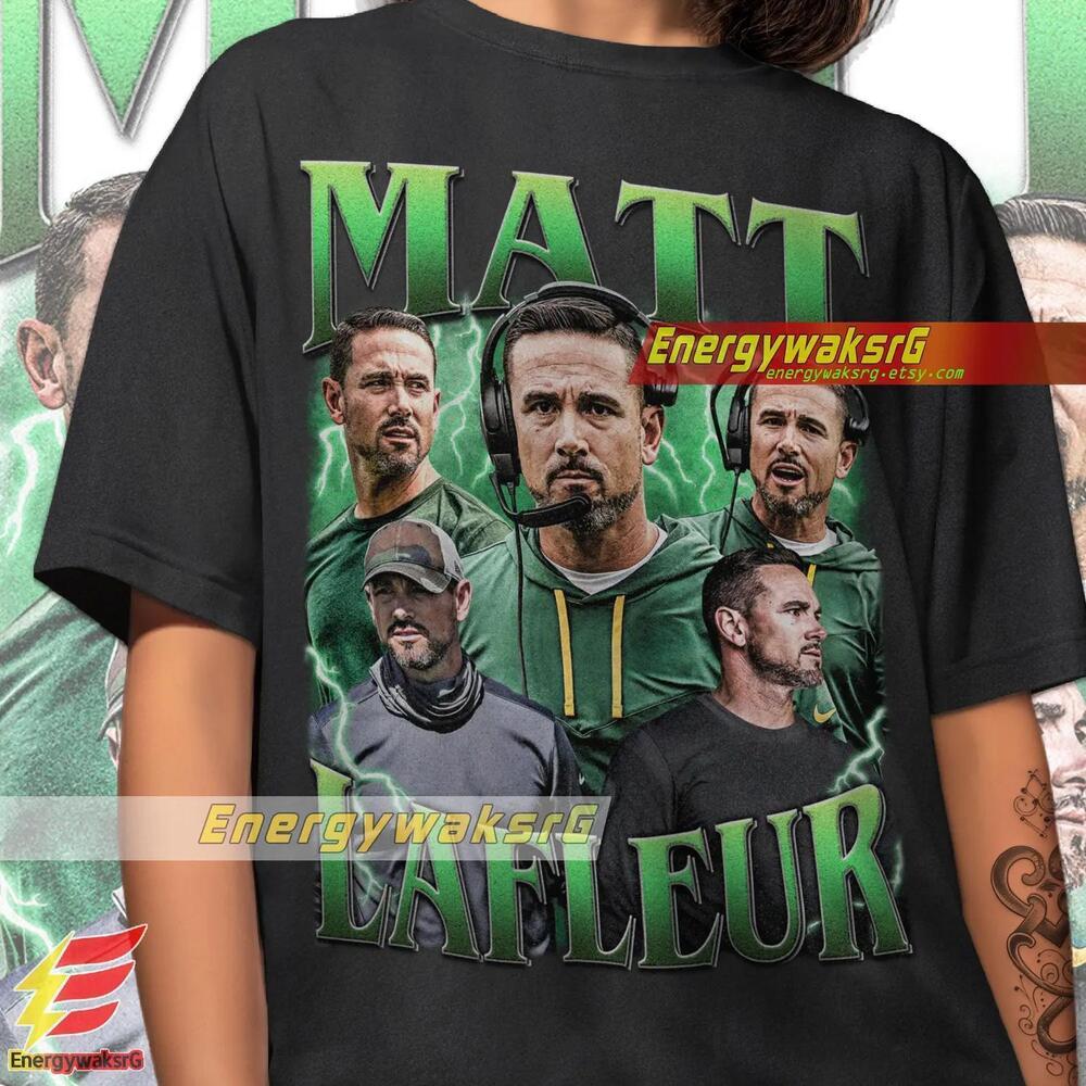 Limited Matt LaFleur Homage Green Bay Football Graphic Unisex Gift Tee